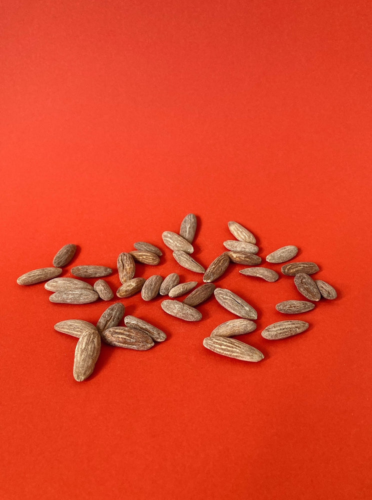 Roasted satarbai almonds from Afghanistan, shelled - Basis Nuts